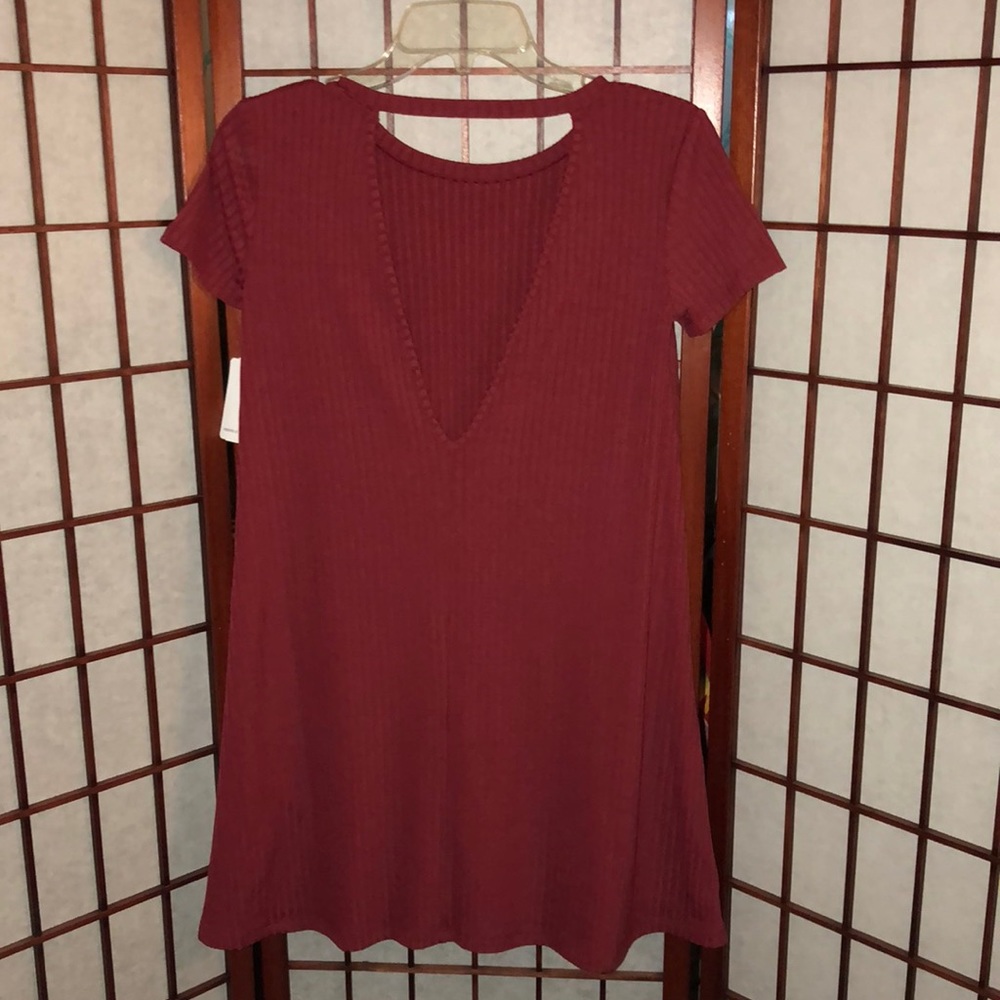 Forever 21 Ribbed Shift Dress NWT - Picture 2 of 6